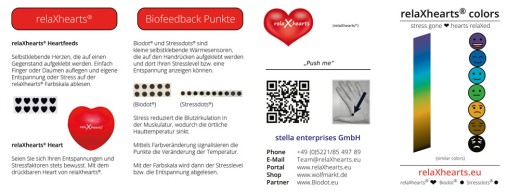 relaXhearts® Fly (1 Falzflyer ohne Biodot®)