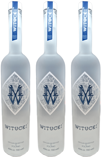 WITUCKI® Vodka 40% 0,7l • 3 Flaschen