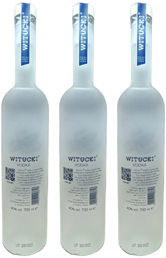 WITUCKI® Vodka 40% 0,7l • 3 Flaschen