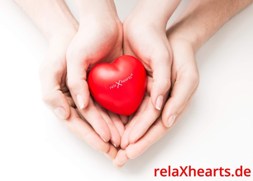 relaXhearts® Heart (rotes drück mich Herz)