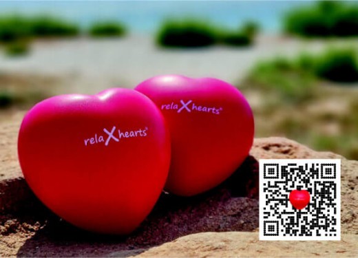relaXhearts® Outdoor Sticker DIN A6