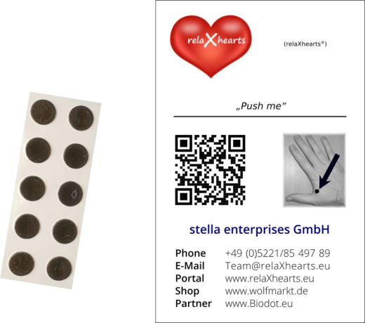 relaXhearts® Basic mit Biodot® N (Biodots)