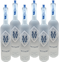 WITUCKI® Vodka 40% 0,7l • 6 Flaschen + 6 WITUCKI® Vodka Shotglass
