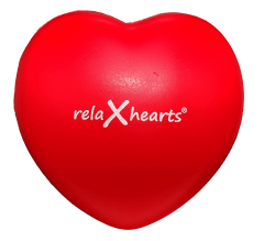 relaXhearts® Heart (red squeeze me heart)
