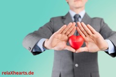 relaXhearts® Heart (rotes drück mich Herz)